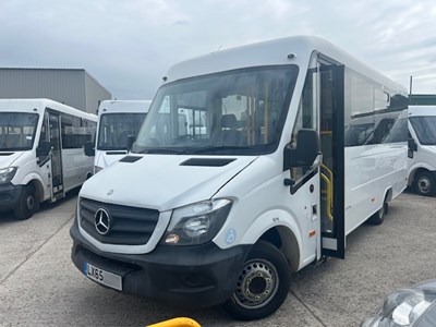 Lot 38 - 2015 (65 Plate) Mercedes Benz Sprinter 513 CDI 16 Seat Minibus Euro 5