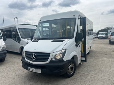 Lot 37 - 2015 (65 Plate) Mercedes Benz Sprinter 513 16 Seater Minibus Euro 5