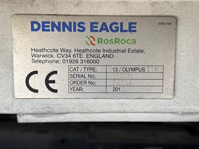 Lot 12 - 2016 Dennis Eagle Elite 6 6x2 Refuse Collection Vehicle Euro 6