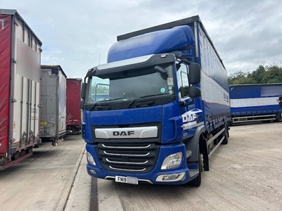 Lot 31 - 2019 DAF CF 260 FA Rigid Curtainside Euro 6