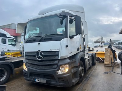 Lot 17 - 2018 Mercedes Actros 2545 6x2 Tractor Unit Euro 6