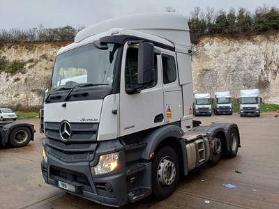 Lot 10 - 2018 Mercedes Actros 2545 6x2 Tractor Unit Euro 6