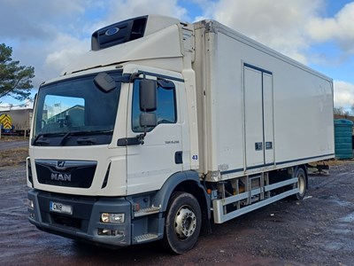 Lot 72 - 2018 MAN TGM 15.290 4x2 Rigid Fridge Unit Euro 6