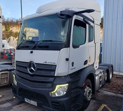 Lot 5 - 2020 Mercedes Actros 2545 6x2 Tractor Unit Euro 6