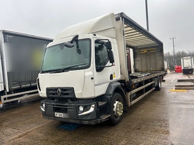 Lot 4 - 2019 (68 Plate) Renault D18 4x2 Rigid Curtainside Euro 6