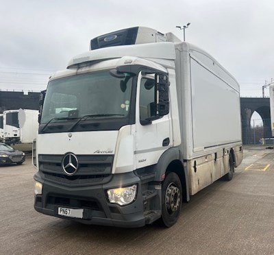 Lot 31 - 2017 (67 Plate) Mercedes Antos 1824 Fridge Unit Euro 6