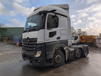 Lot 6 - 2022 (71 Plate) Mercedes Actros 2545 6x2 Tractor Unit Euro 6