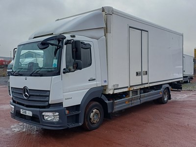 Lot 31 - 2018 Mercedes Atego 1224 4x2 Rigid Fridge Unit Euro 6