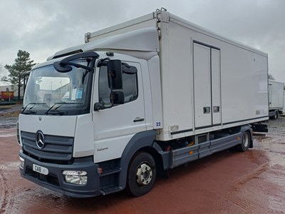 Lot 32 - 2018 Mercedes Atego 1224 4x2 Rigid Fridge Unit Euro 6