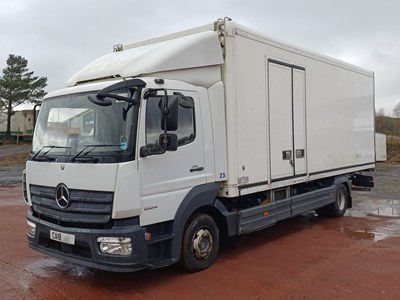 Lot 36 - 2018 Mercedes Atego 1224 4x2 Rigid Fridge Unit Euro 6