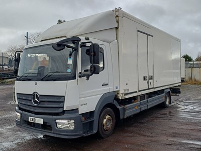 Lot 38 - 2018 Mercedes Atego 1224 4x2 Rigid Fridge Unit Euro 6