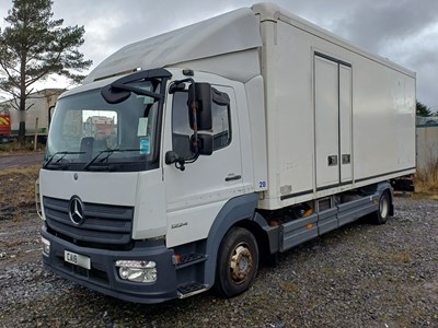 Lot 39 - 2018 Mercedes Atego 1224 4x2 Rigid Fridge Unit Euro 6