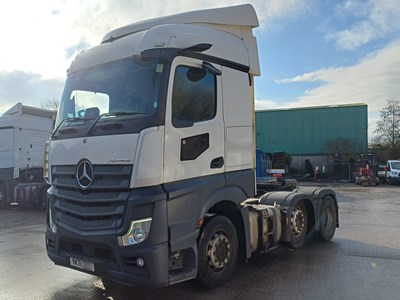 Lot 5 - 2022 (71 Plate) Mercedes Actros 2545 6x2 Artic Tractor Unit Euro 6