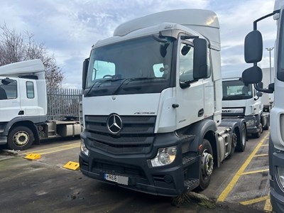 Lot 4 - 2018 (68 Plate) Mercedes Actros 2545 6x2 Artic Tractor Unit Euro 6