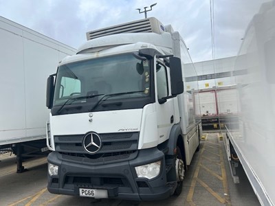 Lot 1 - 2017 (66 Plate) Mercedes Antos 1824 Fridge Unit Euro 6