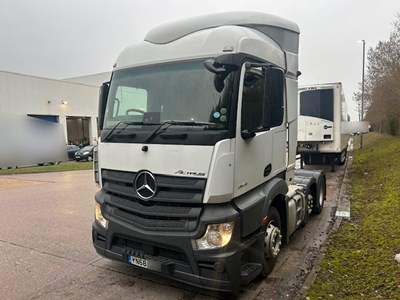 Lot 3 - 2018 (68 Plate) Mercedes Actros 2545 6x2 Tractor Unit Euro 6