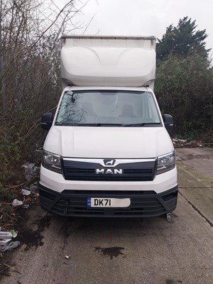 Lot 14 - 2021 (71 Plate) MAN TGE 3.140 4x2 Box Van Euro 6 - NON RUNNER