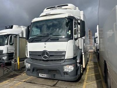 Lot 7 - 2016 (66 Plate) Mercedes Antos 1824 4x2 Fridge Unit Euro 6 NON RUNNER