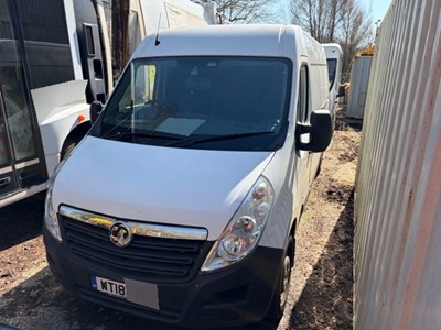Lot 12 - 2018 Vauxhall Movano L3H2 F3500 CDTI Biturbo Panel Van Euro 6