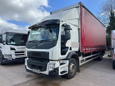 Lot 6 - 2018 (68 Plate) Volvo FE 250 Rigid Curtainside Euro 6