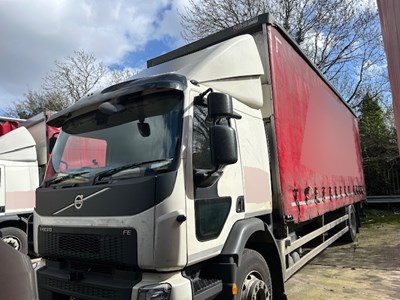 Lot 7 - 2018 (68 Plate) Volvo FE 250 Rigid Curtainside Euro 6