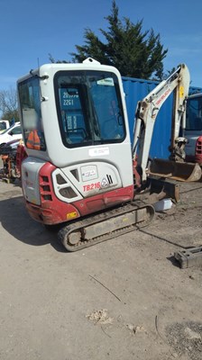 Lot 34 - 2021 Takeuchi TB216 Compact Excavator