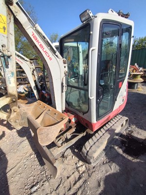 Lot 35 - 2021 Takeuchi TB216 1.5T Compact Excavator