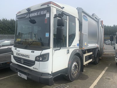 Lot 18 - 2017 (67 Plate) Dennis Elite 6 18t Refuse Collection Vehicle Euro 6 - NON RUNNER - SPARES