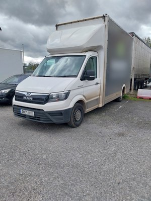 Lot 4 - 2021 (71 Plate) MAN TGE 3.140 Chassis Cab With Box Body Euro 6
