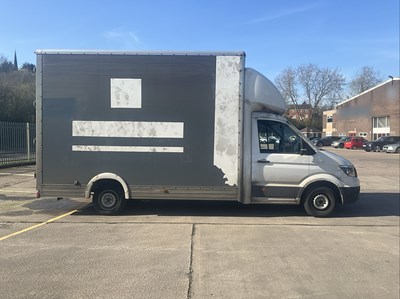Lot 7 - 2021 (71 Plate) MAN TGE 3.140 Chassis Cab With Box Body Euro 6 NON RUNNER