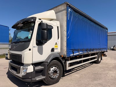 Lot 5 - 2016 (65 Plate) Volvo FL 240 4x2 Rigid Curtainside Euro 6
