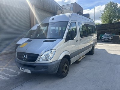 Lot 24 - 2010 Mercedes Sprinter 513 CDI Minibus Euro 4