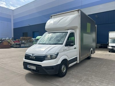 Lot 11 - 2021 MAN TGE 3,140 Chassis Cab With Box Body Euro 6