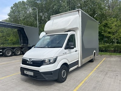 Lot 1 - 2021 (71 Plate) MAN TGE 3.140 Chassis Cab With Box Body Euro 6