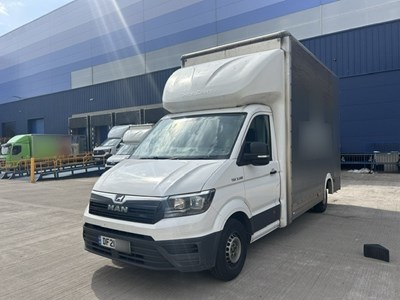 Lot 12 - 2021 MAN TGE 3.140 Chassis Cab With Box Body Euro 6