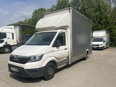Lot 3 - 2021 (71 Plate) MAN TGE 3.140 Chassis Cab With Box Body Euro 6
