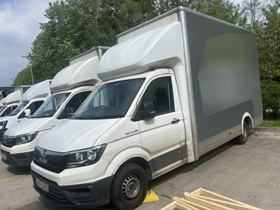 Lot 4 - 2021 MAN TGE 3,140 Chassis Cab With Box Body Euro 6
