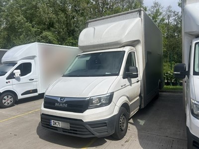 Lot 2 - 2021 (71 Plate) MAN TGE 3.140 Chassis Cab With Box Body Euro 6