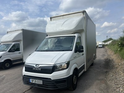 Lot 6 - 2021 MAN TGE 3,140 Chassis Cab With Box Body Euro 6