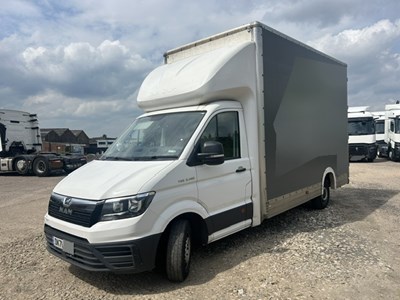Lot 7 - 2021 MAN TGE 3,140 Chassis Cab With Box Body Euro 6