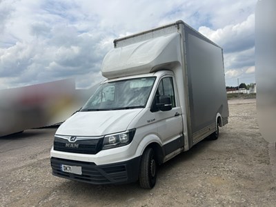 Lot 8 - 2021 MAN TGE 3,140 Chassis Cab With Box Body Euro 6