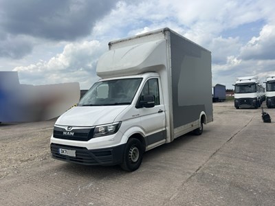Lot 10 - 2021 MAN TGE 3,140 Chassis Cab With Box Body Euro 6