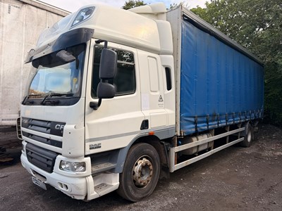 Lot 33 - 2013 (63 Plate) DAF FA CF 65.250 Rigid Curtainside Euro 6