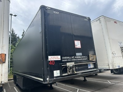 Lot 24 - 2015 Don Bur Tandem Axle Box Trailer