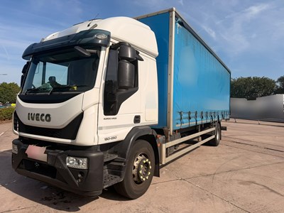 Lot 14 - 2018 Iveco Eurocargo 180-250 Rigid Curtainside Euro 6