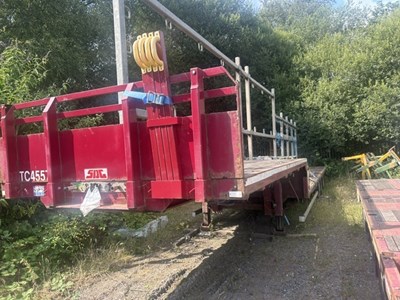 Lot 18 - 2017 SDC Tri Axle Step Frame Trailer