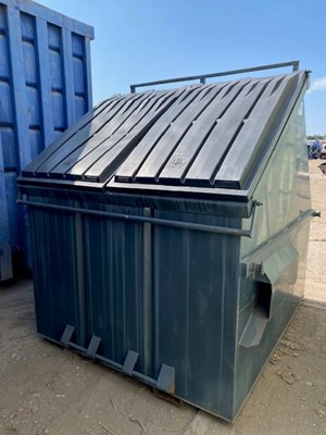 Lot 48 - 10 Yard FEL Steel Bin