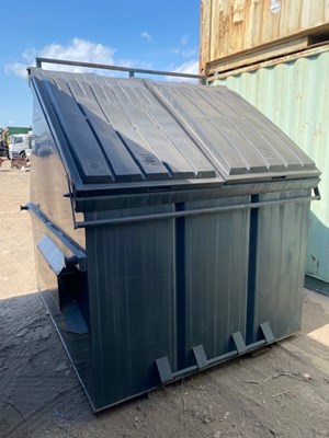Lot 53 - 10 Yard FEL Steel Bin