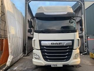 Lot 55 - 2019 DAF CF 480 6x2 Tractor Unit Euro 6 Hydrapak and XK18 powder compressors Euro 6