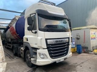 Lot 55 - 2019 DAF CF 480 6x2 Tractor Unit Euro 6 Hydrapak and XK18 powder compressors Euro 6